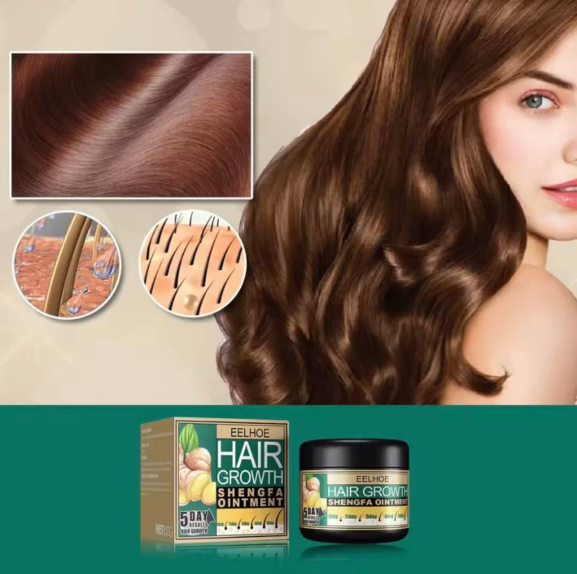 Crema de jenjibre crecepelo 2x1