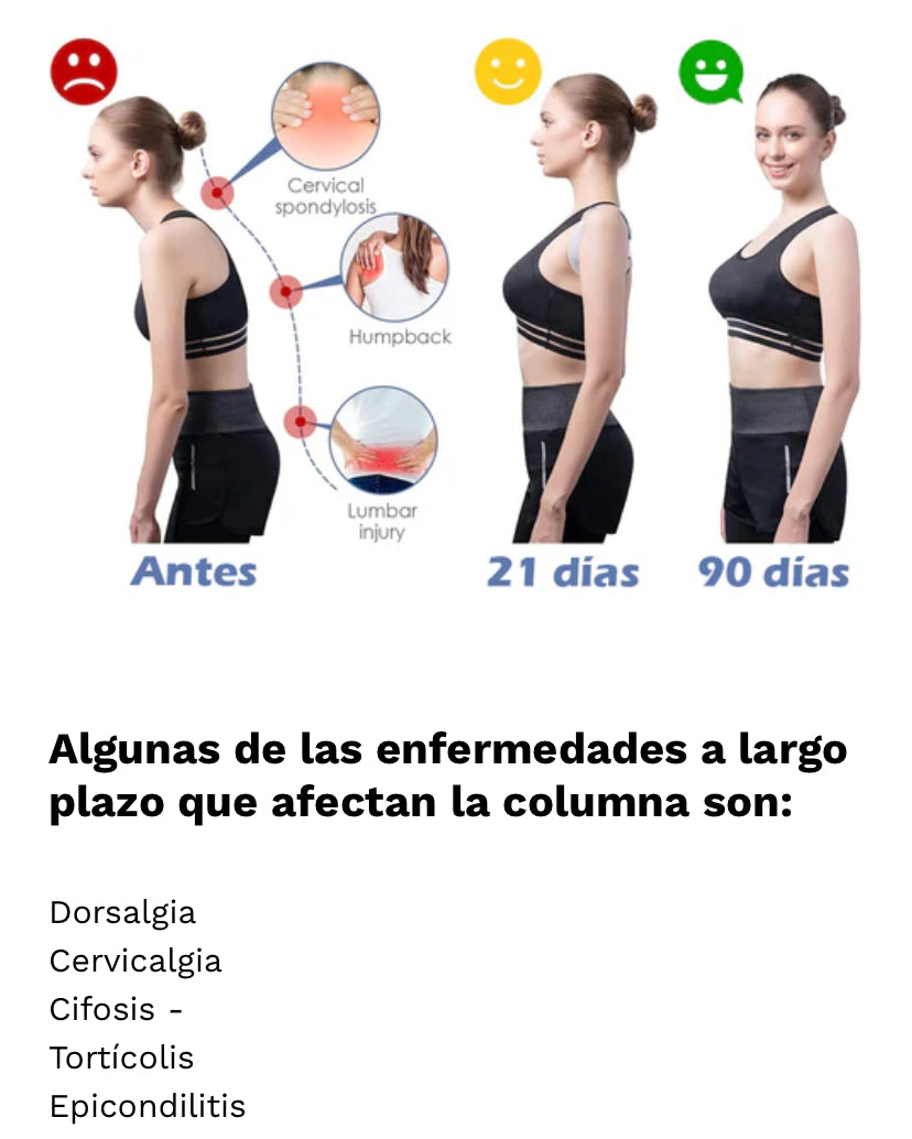 Corrector De Postura Óptimo Ultra Comfort + Mini Corrector Unisex (GRATIS)