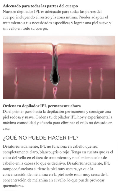 Depiladora laser IPL PRO