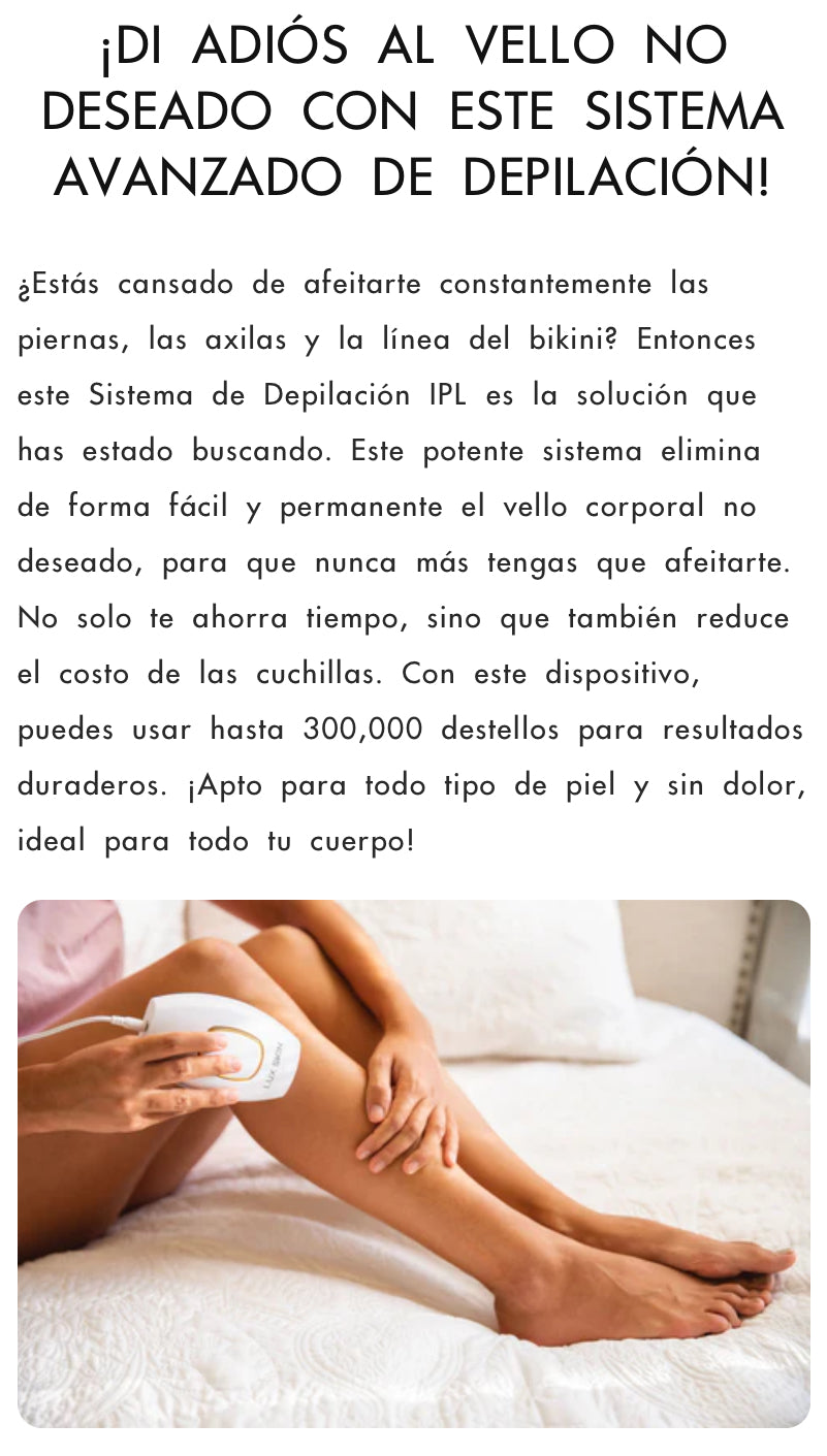 Depiladora laser IPL PRO