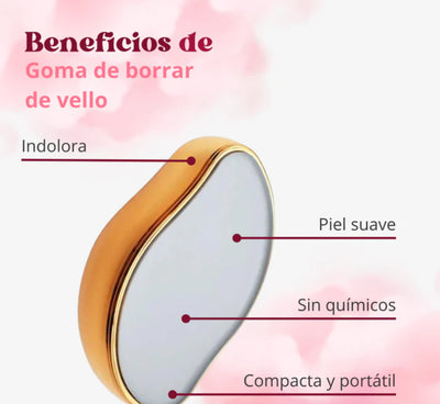Depiladora de cristal con nano tecnologia 2X1