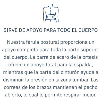 Corrector De Postura Óptimo Ultra Comfort + Mini Corrector Unisex (GRATIS)