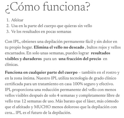Depiladora laser IPL PRO