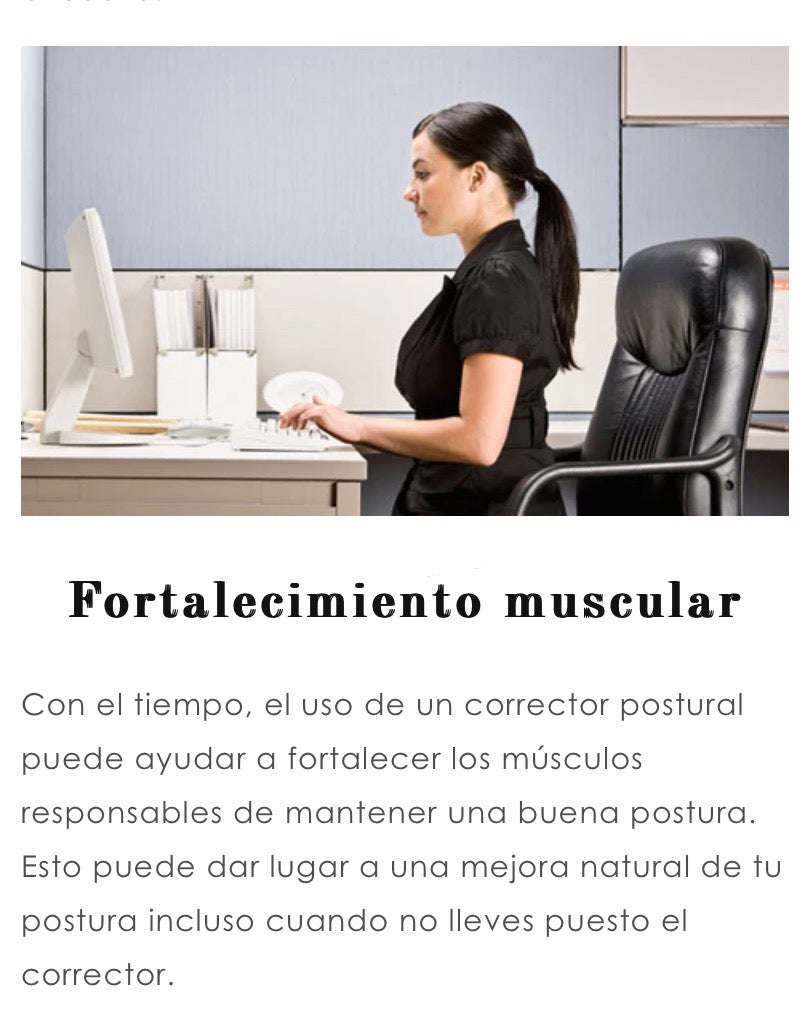 Corrector De Postura Óptimo Ultra Comfort + Mini Corrector Unisex (GRATIS)
