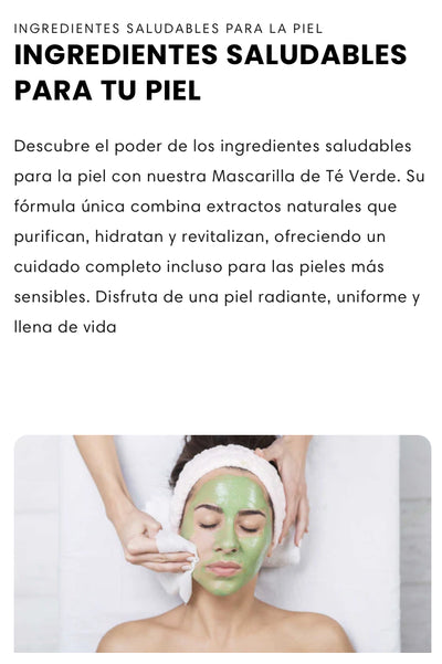 Mascarilla de Té Verde  2x1