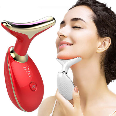 EMS-masajeador térmico estiramiento de rostro y de cuello